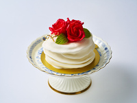 【クリスマスケーキ】　ローズなクリスマスケーキ　￥8000