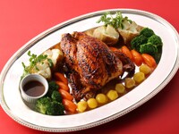 ニューヨークスタイル国産鶏のローストチキン（1羽）2～4名さま用　￥8,000