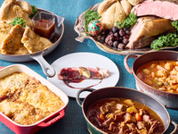 【12月土日】ランチ！ローストポーク、パリパリチキン、ブランマンジェの紅ズワイガニのせなどおすすめ！海鮮ちらし寿司、揚げたての天麩羅も登場！