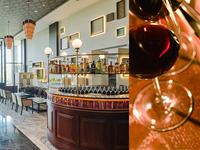 ♥バレンタイン・ペアリングワイン2杯付きでお得♥鴨と深谷ネギのパイ包みスープや寒鯛のポワレ、メインに国産豚ローストか国産牛ロースのロティ、ロッシーニを選べるランチ全5品