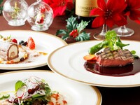 【個室確約】フェリーチェ～シャンパンハーフボトル＆薔薇の花束11本付き～