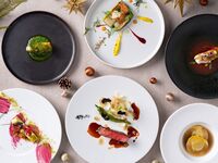 【Christmas 2025】Window-seat with night view guaranteed — Luxurious 7-course Christmas menu including Harima beef fillet, kue (grouper), lobster and more