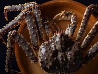 【カウンター】特選鰻と活たらば蟹のコース(通年)