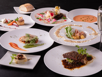 【Christmas Speciale 2025】乾杯シャンパン付・国産牛ロース肉の黒トリュフソースなどWメインの全７品