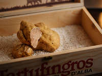 Italian white truffle (available to add to your course upon request)