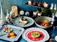 12/20～23,25【STREAM CHRISTMAS 2025】スパークリング含むワイン3杯付き★カジュアルにクリスマスを楽しむパスタや牛ヒレが付いた全5品～Sirius Course～＜ワイン3杯付き＞