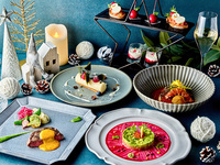 12/20~25【STREAM CHRISTMAS 2025】乾杯シャンパーニュ付き★魚料理と肉料理のWメインで贅沢なクリスマスを～Polaris Course～＜全5品・グラスシャンパーニュ付き＞