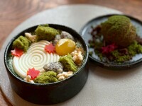 妙香園抹茶の庭パフェ