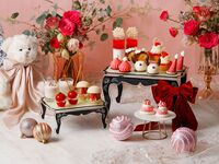 【早割】ピンクフル・ホリデーアフタヌーンティー★乾杯スパークリングワイン 予約制