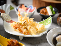 【旬の贅沢、海の幸】　お造りと季節の天ぷら御膳 ◎11-12月◎