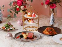 【乾杯スパークリングワイン★ミニアフタヌーン＆TWGカフェフリー付き】選べる前菜、メイン プリフィックスディナーコース《ご予約制》