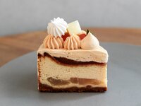 キャラメルと林檎のベイクドチーズケーキ