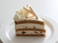 黒糖と栗のショートケーキ