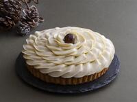 First Slot (15:00 – 18:00) Pick-up] Chestnut and Vanilla Cream Tart – approx. 20 cm in diameter