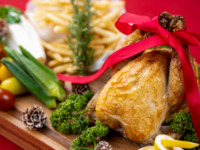 2025　シェフ島田監修　頑固オヤジのローストチキン【丸鶏】