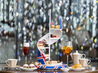 [Weekdays/WEB 22% OFF] "Falling for Autumn Sweets" English Afternoon Tea with Welcome Cocktail