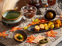 Grove Lounge Autumn Afternoon Tea with Bonsai Tiramisu