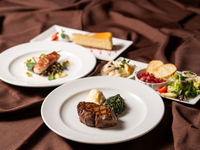 [DINNER] Double main course: USDA PRIME filet mignon steak at seasonal fresh fish, kabuuang siyam na pagkain