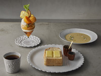 Simple Morning Thick-Cut Toast, with Parfait Bambi【¥3,300 (excl. tax)】