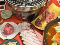 飲み放題付き　焼肉と鍋のコース