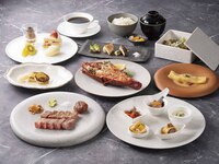 [Hi-ake] A5-rank beef and live spiny lobster teppanyaki full course, 11 dishes in total