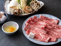 すき焼 +フリードリンク付きプラン（2026年1月～）