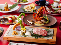 【Xmas2025】－Ebizome－ Yonezawa beef, Ise lobster and seafood Teppanyaki Course (Entry 8:30 p.m.)