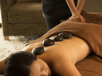 Warm Stone Lymphatic Massage 60 minutes - Warm-up spa treatment with hot stones -