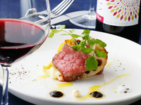 【土日祝】国産猪肉と金目鯛のWメイン/スパークリング付