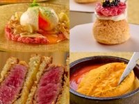 Starting October 15th, [THE Ushimitsu Course] is a course that lets you enjoy Ushimitsu from start to finish. We offer choux cabbage yukhoe, autumn oyster mayonnaise yukhoe, tenderloin brioche cutlet sandwich, and fluffy, tender stone-grilled beef omelet rice!