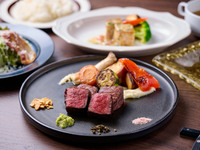 【黒毛和牛うちももステーキランチ】