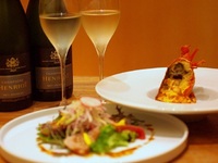 Dinner WA Yurari course + Glass of Champagne + Special Dessert