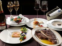 【DINNER 】<12月24日～25日 21:30のお席>シャンパン付き クリスマスディナーコース Tボーンステーキなど全6品
