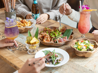 おしゃれな女子会に！ALOHA女子会プラン♪乾杯ドリンクと食後カフェ付き