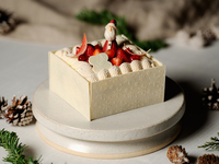 きび糖と苺のショートケーキ 14cm