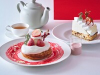 [Set Value! Christmas Fair] Christmas Set of Airy Cheese Cream Pancakes and Your Choice of Cake