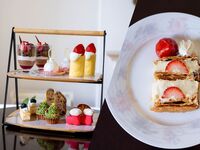 [11/21~12/25] Cafe Gourmand + Strawberry Half Mille-feuille Set