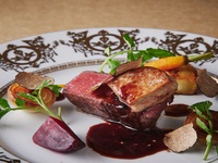 〈ランチ〉国産牛フィレ肉のロッシーニを堪能する全4品