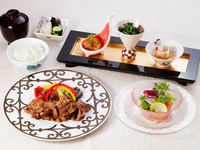 Kobe beef fragrant grilled meal