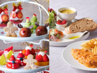 〈個室確約ランチ〉3hカフェフリー＆苺のアフタヌーンティースイーツ付き＊メインが選べるカジュアルランチプレート(平日限定)