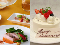 〈ソファ席確約ディナー〉アニバーサリーケーキ＆乾杯酒付き＊秋の食材を味わうディナー全5品