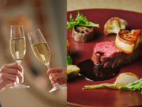 11月限定1000円OFF【グラススパークリングワイン付き】国産牛フィレ肉のロッシーニを堪能する全5品-SHIKITEI-