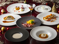 クリスマスメニュー+乾杯シャンパン+選べる赤白ワイン 計2杯(窓際席確約）