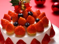 ★2025クリスマス★あまおういちごのクリスマスケーキ　5号（直径約15cm）　　※完全予約制※　ご注文は～12/20（土）まで！