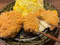 あぐーチーズメンチカツ定食