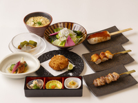 【選べる日本酒・焼酎含む豪華2時間飲み放題付き】 究極の比内地鶏料理を嗜む『雅』コース全10品