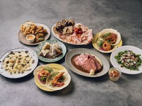 【忘年・新年会プラン】GARDEN HOUSEの大皿スタンダードコース+120分飲み放題(L.O.90分)