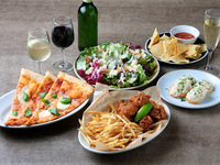 ◇ Canvas Course◇￥6,000 軽めのおつまみとNYスタイルのピザ、90分飲み放題付きのおすすめプラン！