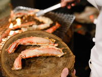 スペシャル薪焼きタラバ蟹ディナーコース¥24200