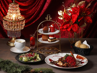 【Xmas2025】早割！クリスマスランチコース×ミニアフタヌーンティー×TWGカフェフリー 乾杯スパークリング付き　11/26～